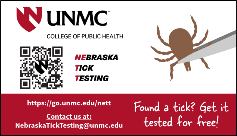Tick testing information from UNMC