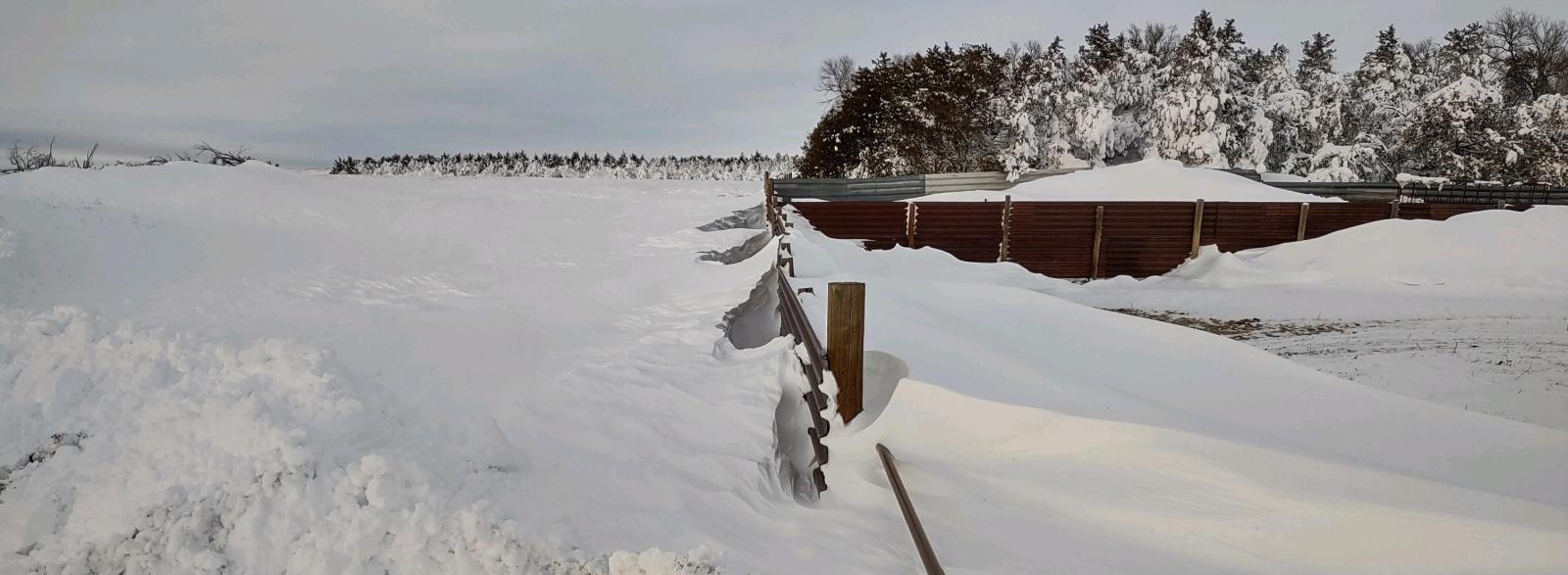 Winter Storm and Blizzard - December 2022 near Valentine, Nebraska